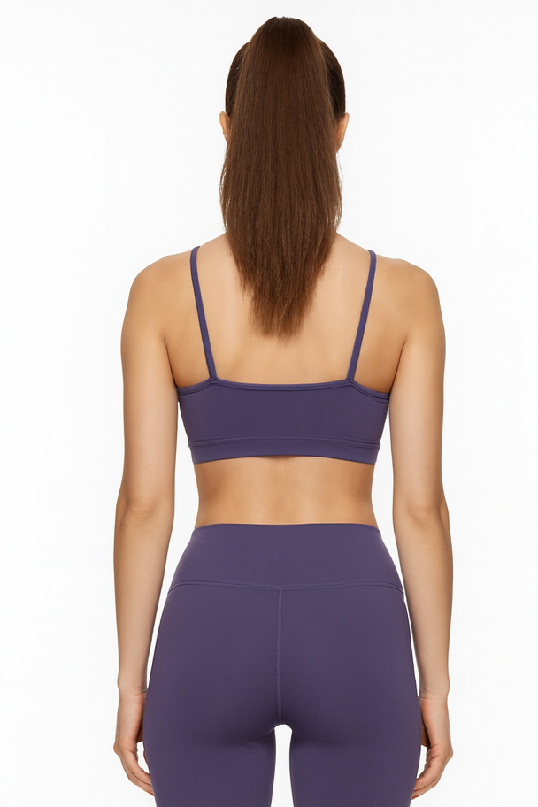 TOP FITNESS COTONE MODELLO ARY LILLA