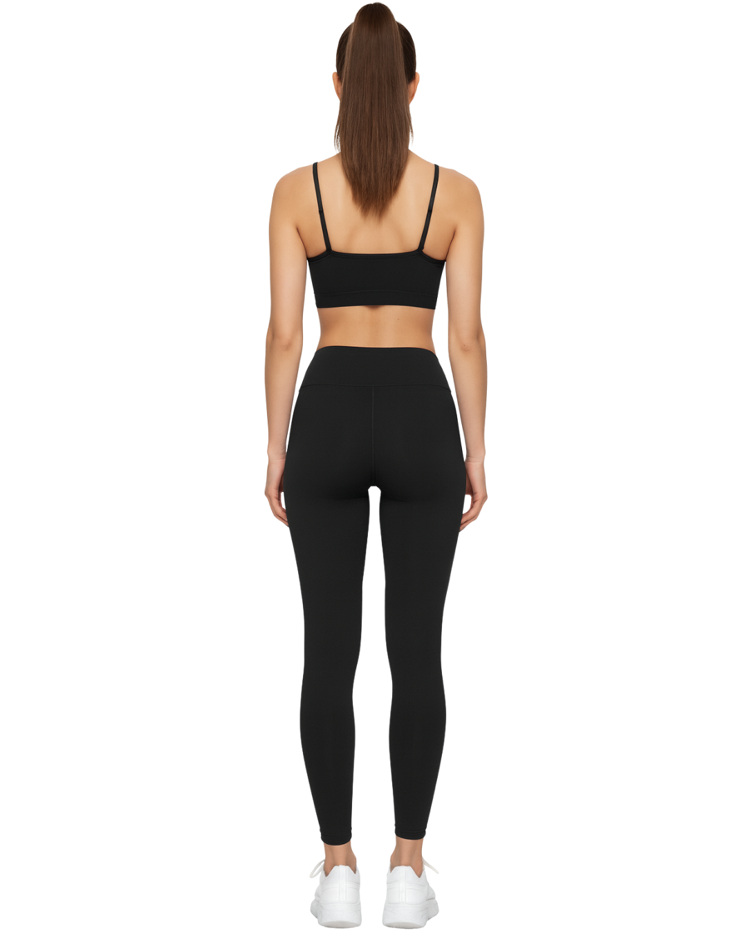 COMPLETO FITNESS COTONE MODELLO ARY BLACK