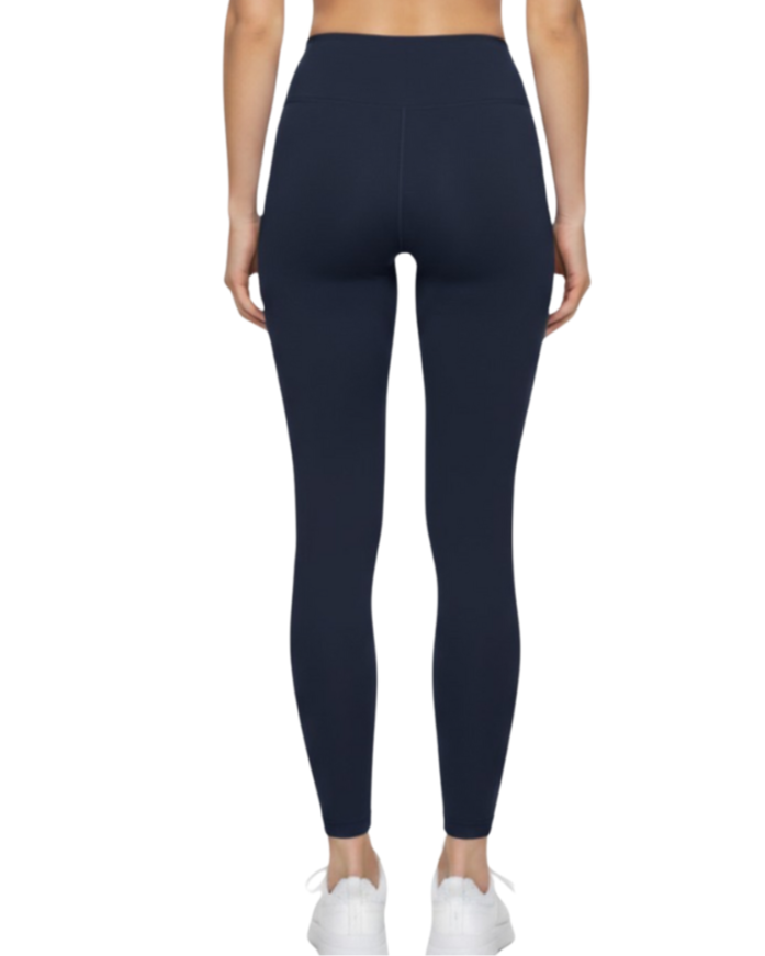 LEGGINGS FITNESS COTONE MODELLO ARY BLUE