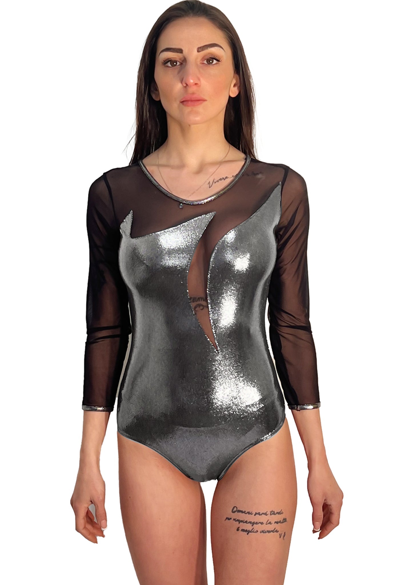 BODY MODELLO GIOVE SILVER - ADELIGHT - BODY GINNASTICA - ADELIGHT