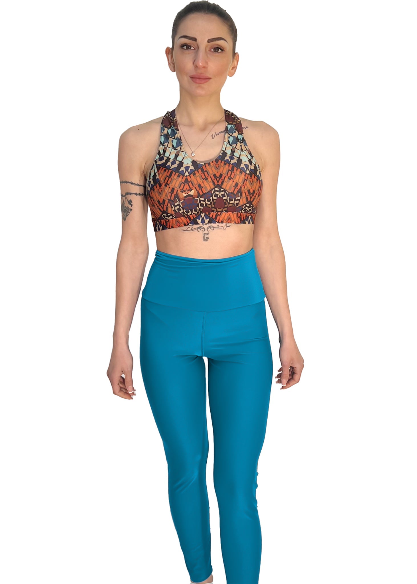 COMPLETO MODELLO SHARI SEA - ADELIGHT - COMPLETO LEGGINGS TOP - ADELIGHT