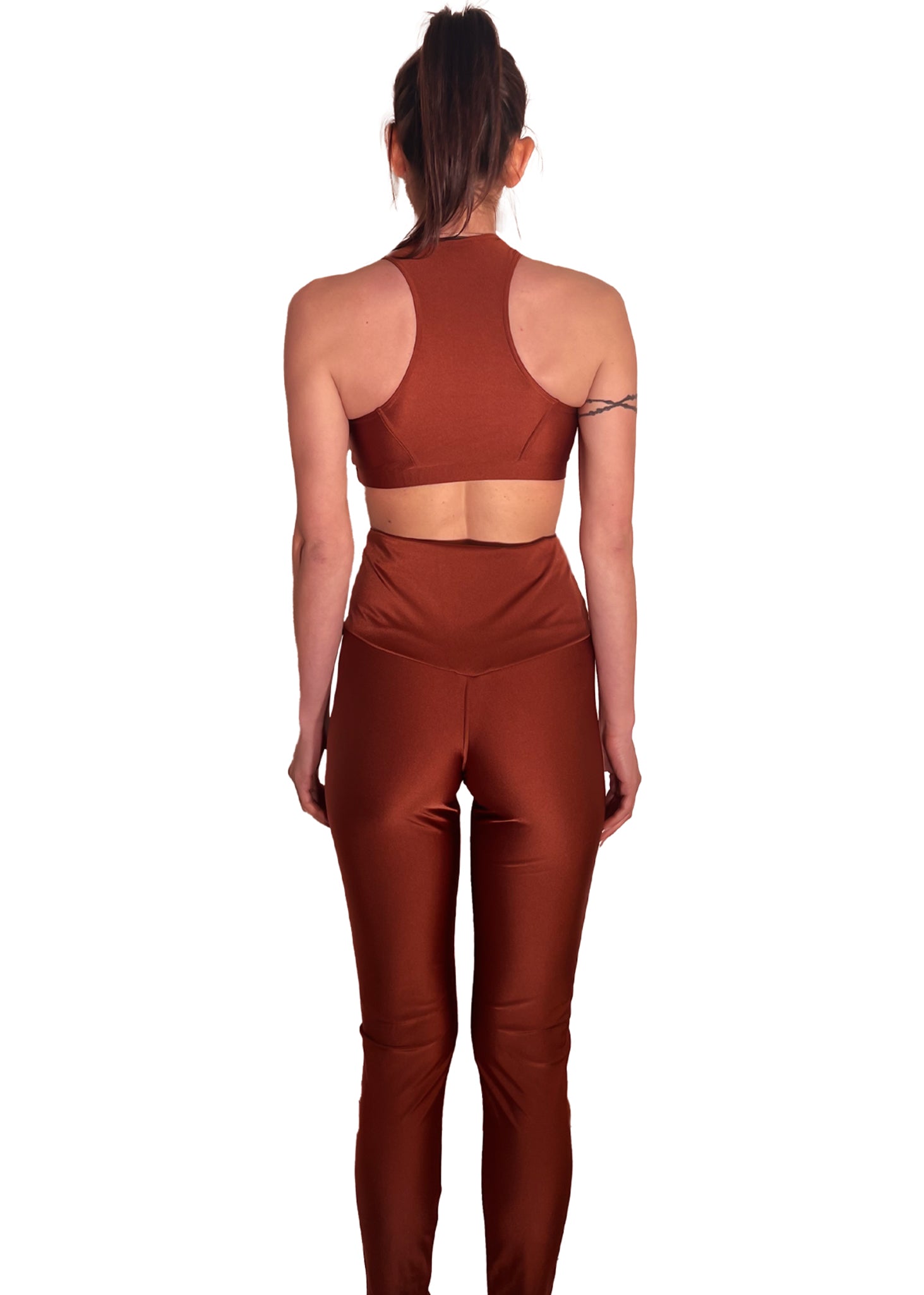 COMPLETO MODELLO SHARK BRONZE - ADELIGHT - COMPLETO LEGGINGS TOP - ADELIGHT