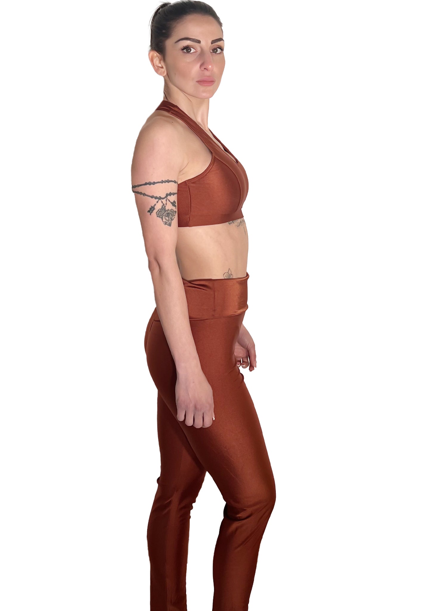 COMPLETO MODELLO SHARK BRONZE - ADELIGHT - COMPLETO LEGGINGS TOP - ADELIGHT
