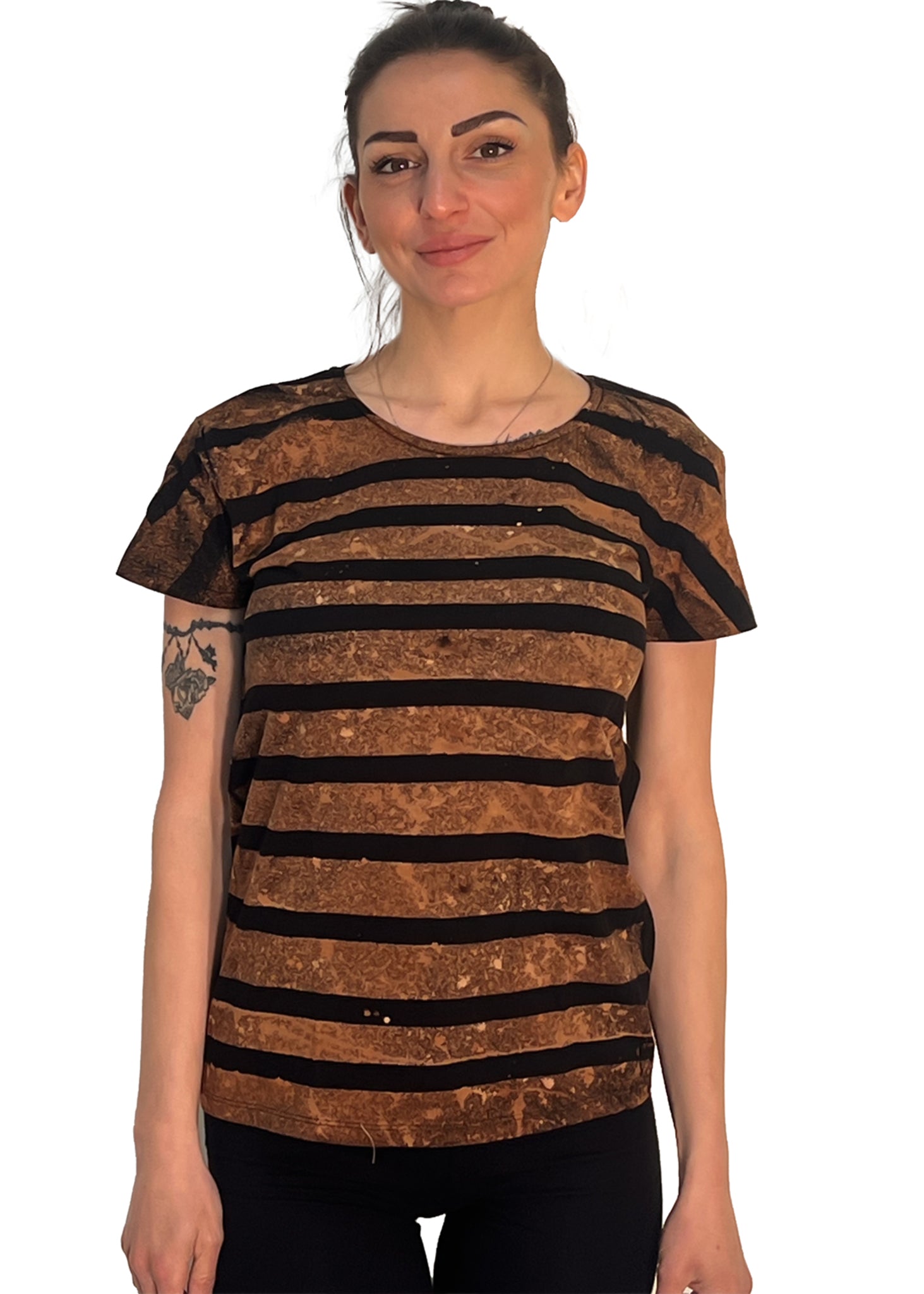 MAGLIETTA IN COTONE MODELLO LINES - ADELIGHT - ADELIGHT