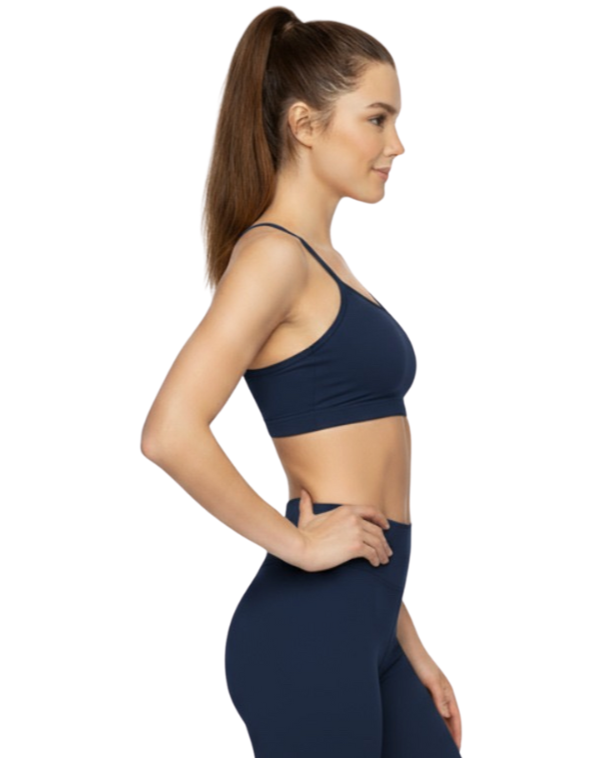 TOP FITNESS COTONE MODELLO ARY BLUE
