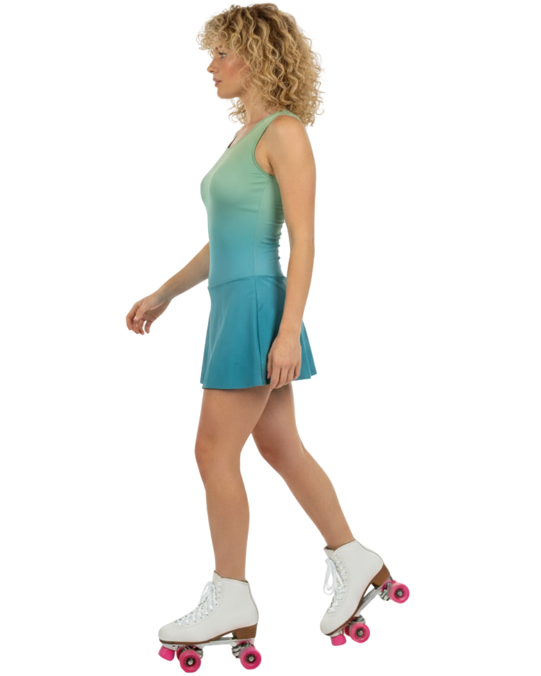 BODY CON GONNELLINO MODELLO CUORE GREEN