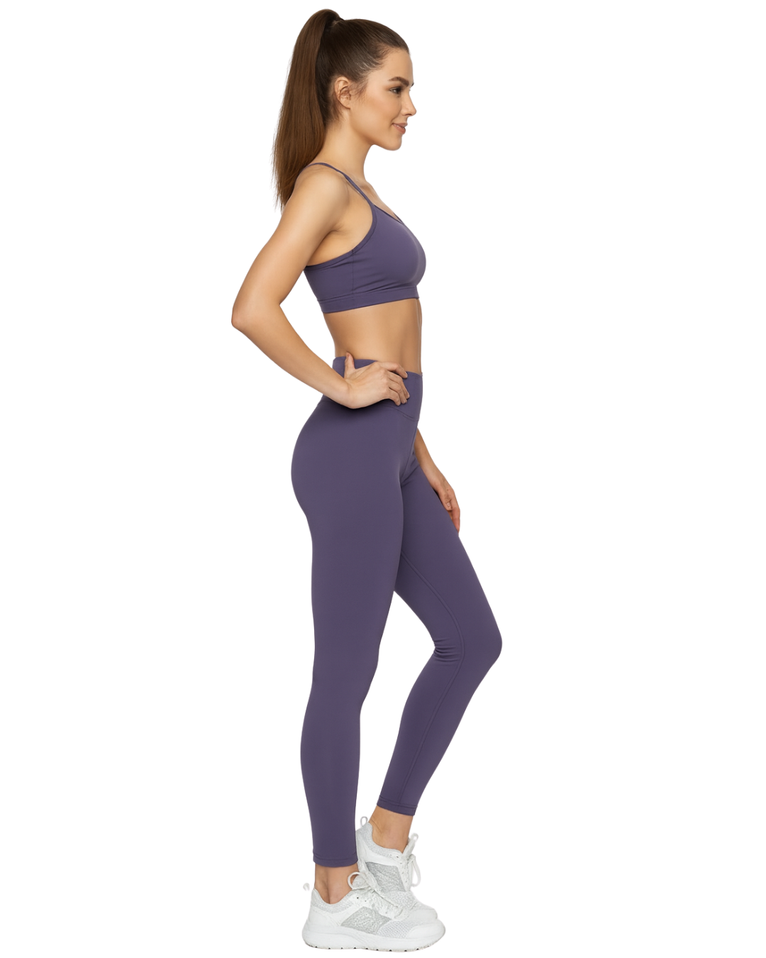 COMPLETO FITNESS COTONE MODELLO ARY LILLA