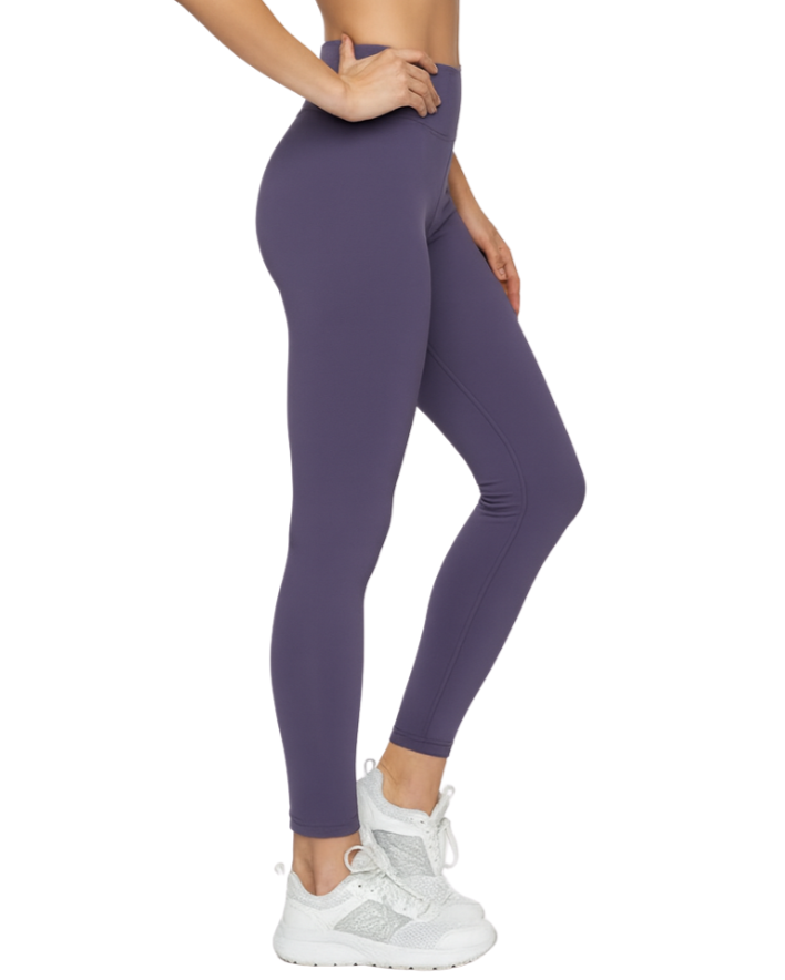 LEGGINGS FITNESS COTONE MODELLO ARY LILLA