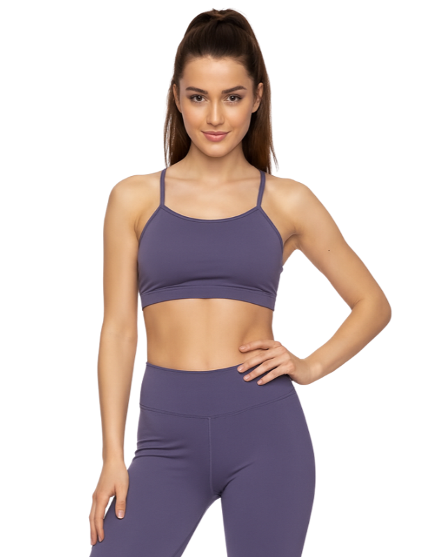 TOP FITNESS COTONE MODELLO ARY LILLA