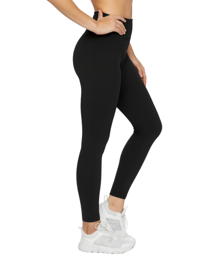 LEGGINGS FITNESS COTONE MODELLO ARY BLACK