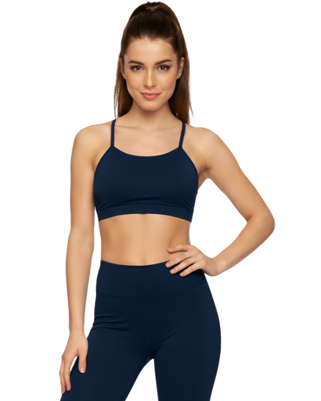 TOP FITNESS COTONE MODELLO ARY BLUE