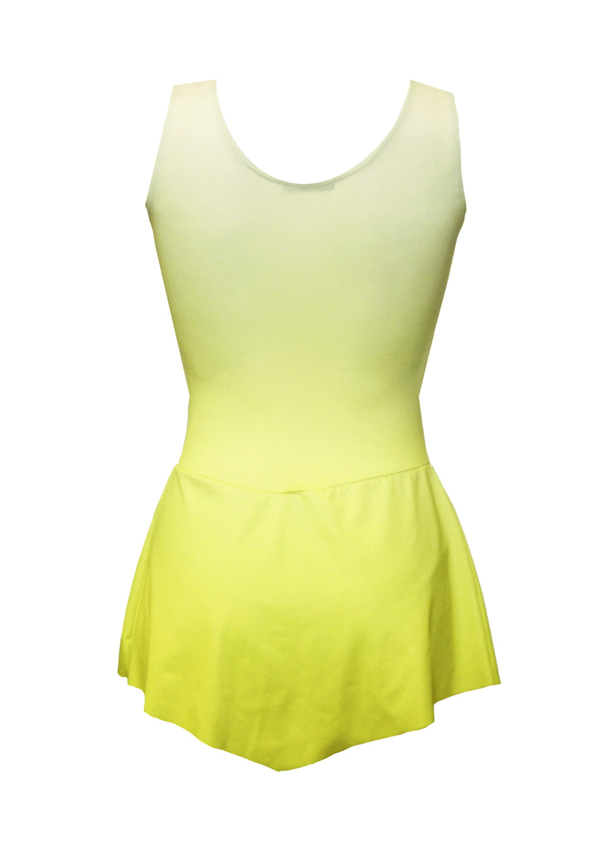 BODY CON GONNELLINO MODELLO CUORE YELLOW - ADELIGHT - BODY PATTINAGGIO - ADELIGHT