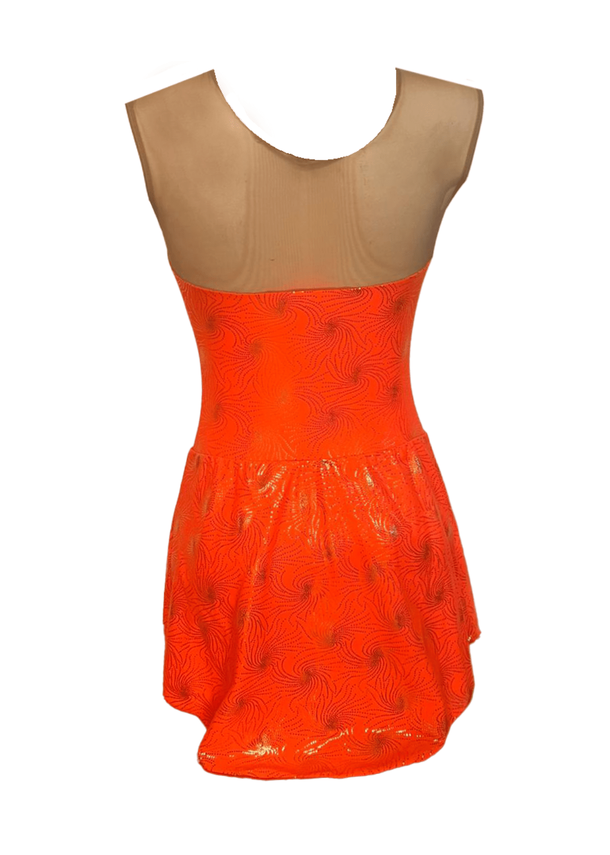 BODY CON GONNELLINO MODELLO GIRANDOLA - ADELIGHT - BODY PATTINAGGIO - ADELIGHT