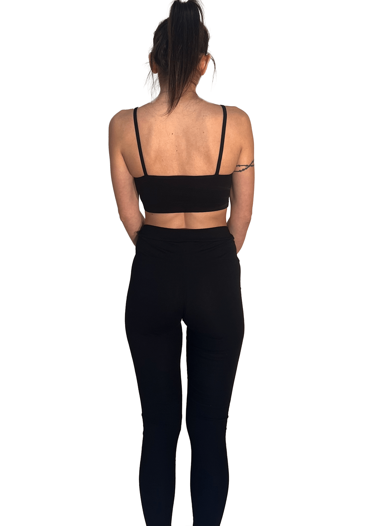 COMPLETO FITNESS COTONE MODELLO ARY BLACK - ADELIGHT - COMPLETO COTONE MODELLO ARY - ADELIGHT